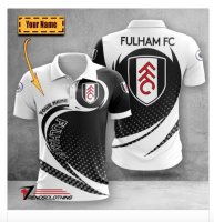 Fulham F.C 2023 New Design Quick Drying High Quality 3D Polo Shirt, Customized (Contact Online for Free Customization) - NO.6G68578577s