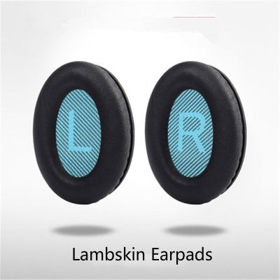 ❁▫◆ Replacement for BOSE QC35 QC25 QC2 QC15 SoundLink SoundTrue AE2 AE2I AE2W Genuine Leather Earpads Lambskin Sponge Cover