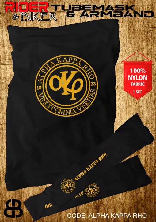 Rider/Biker (Alpha Kappa Rho) Motorcycle Tubemask & Armband Set Lazada PH