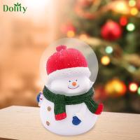 Dolity Santa Claus ลูกบอลเกล็ดหิมะของตกแต่งคริสต์มาสในร่มสำหรับตกแต่งของขวัญเด็กผู้หญิง