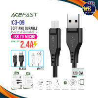 ACEFAST รุ่น C3-09 สายชาร์จ ไมโคร ชาร์จเร็ว 2.4A ยาว 1.2เมตร Max Charging Data Cable C3-09 USB-A to Micro-USB 1.2m lengt  NBboss89