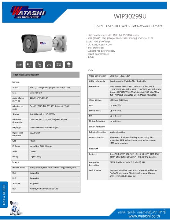 watashi-กล้องวงจรปิด-ip-camera-รุ่น-wip30299u-camera-3-0-mp