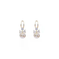 Women Earrings Fashion Rhinestone Earrings Pearl Stud Earrings Pearl Earrings Fashion Earrings Rhinestone Earrings