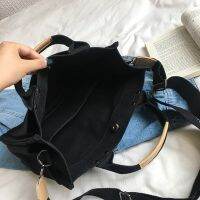 Portable canvas bag multi-shoulder Korean messenger shoulder bag