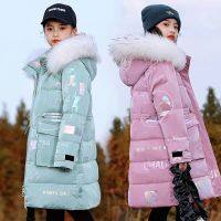 YCHION ฤดูหนาวใหม่ลงเสื้อแจ็คเก็ตผ้าฝ้ายกันน้ำ Hooded Coat เด็ก Outerwear เสื้อผ้าวัยรุ่น5-16Y เสื้อผ้าเด็ก Parka Snowsuit