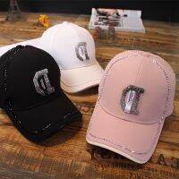 COD DSFDGESERRRRR Hat Womens duck tongue hat ha帽子女鸭舌帽手工镶钻水钻棒球帽女时尚潮百搭遮阳帽 Lj潮流包4.15