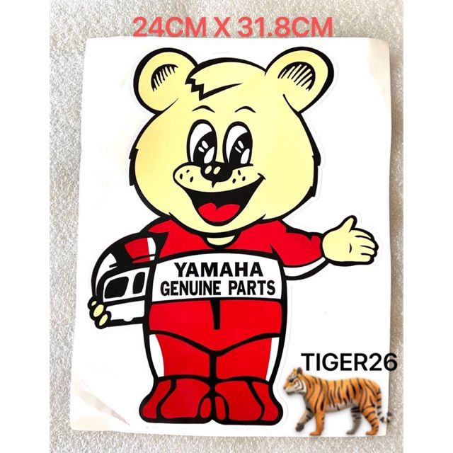 YAMAHA Logo Boy Cartoon Road Gear Pick Up Motor Print Cutting Motorcycle  Car Body Helmet Sticker | Lazada