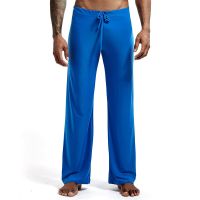 6 Colors Sexy Mens Yoga Pants Ice Pajamas Men Sleep Bottoms Sleepwear Home Pyjamas Night bath Trousers Clothes