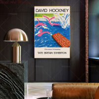 โปสเตอร์ David Hockney ตอนบ่าย Zwemmen,ภาพพิมพ์ศิลปะสมัยใหม่,Hockney Art Idee โปสเตอร์ศิลปะผนังผ้าใบพิมพ์ลาย Slidderij 1ชิ้นกรอบด้านในหรือไร้กรอบ (การปรับแต่งรวมผ้าใบวาดภาพและกรอบ)