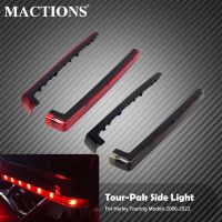 Motorcycle Tour Pak Pack Ent Side Panel LED Light For Harley Tou Street Glide Road Glide FLHR FLHX Trike 2006-2021 2022