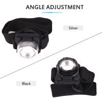 COB LED Headlamp Senter tahan air Baterai terpasang Malam Berjalan USB Rechargeable Head torch light