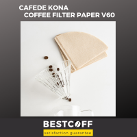 CAFEDE KONA แผ่นกรองดริปกาแฟ Coffee filter paper V60