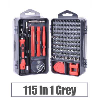 KINDLOV Phone Repair Tools Kit Screwdriver Set Precision 115 In 1 Magnetic Torx Hex Bit Screw Driver Bits Insulated Multitools