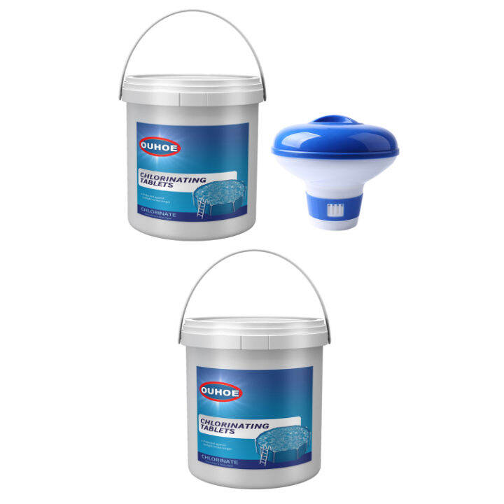 Floating Swimming Pool Chlorine Dispenser Bromine Tablet Automatic