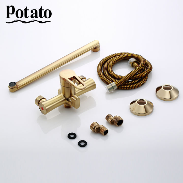 potato-batnroom-faucet-shower-set-wall-mounted-outlet-bathtub-tap-waterfall-shower-faucet-with-shower-head-p22270