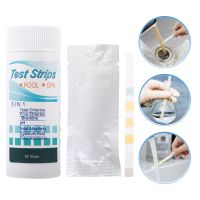 50 Pcs Water Test Strip Pool Tool Chlorine Strips Testing Supplies Paper Ph Swimming Pools Inspection Tools