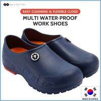 【คุณภาพสูง】Ablefactory Mens and Womens Multipurpose Clogs, Waterproof &amp; Slip Resistant Work Shoes