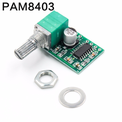 PAM8403 Mini 5V Digital Amplifier Board With Switch Potentiometer Can Be USB Powered Amplifier For Speaker Operational