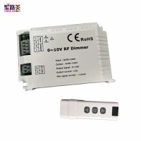 ♈▫♚ AC110V- 220V High Voltage LED RF Dimmer DM015 1 Channel 0-10V 1CH Trailing Edge Dimming 3 Key with Remote LED RF Dimmer Control