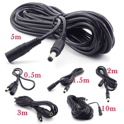 【CW】 ESCAM Female to Male Plug CCTV DC Power Cable Extension Cord Adapter 12V Cords 5.5mmx2.1mm For Camera