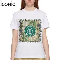 iCONiC CAFFEINE TAN T-SHIRT #5598 เสื้อยืด พิมพ์ลาย กาแฟ สีครีม เสื้อผ้าผู้หญิง เสื้อยืดผญ เสื้อยืดผช เสื้อยืดแฟชั่น เสื้อยืดขาว เสื้อยืด