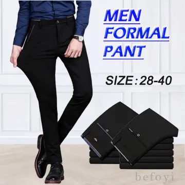 Trousers Plus Size Formal Office Pants Slim Style Straight Bottom