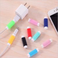 ที่ยึดสาย WUB4755 10ชิ้นสายสายชาร์จข้อมูล USB ที่เก็บสายสายข้อมูลเคสโทรศัพท์กันกระแทกเคสป้องกันปลอกตัวป้องกันสายไฟตัวป้องกันสายม้วนสายเคเบิล