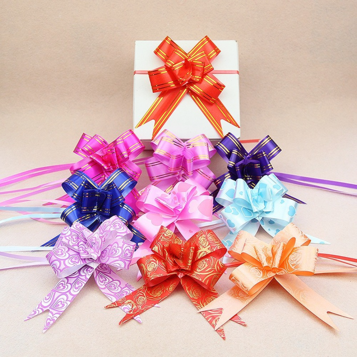 2050pcslot-gift-packing-pull-bow-ribbons-gift-wrapping-wedding-birthday-party-supp-home-decoration-diy-pull-flower-ribbons