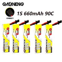 5PCS GNB Gaoneng 1S 660mAh 3.8V 90C/180C HV 4.35V Lipo Battery GNB27 Plug for Emax Tinyhawk Kingkong LDARC TINY7 Electrical Circuitry Parts