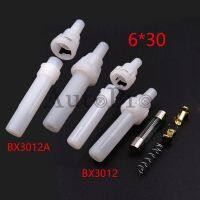 1 Set Fuse Holder with Terminal Spring 6*20mm BX3012 BX3012A Screw Type Lantern Type White Glass Fuses Box 6x20mm