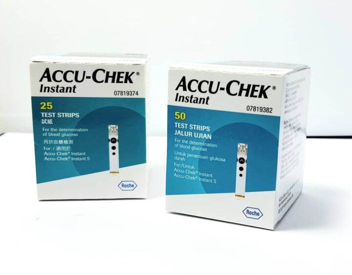 ACCUCHEK INSTANT TEST STRIPS 25s/50s Lazada