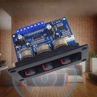 2X 2X25W+50W 2.1 Channel Bluetooth 5.0 Subwoofer Class D Audio Amplifier Board Kit with DC Female+USB Cable