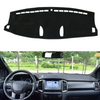 for Ford Ranger T6 2011 2012 2013 -2019 Dashboard Cover Sun Shade Non-slip Dash Mat Pad Carpet Car Stickers Interior Accessories