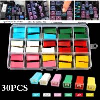 【YF】▨❉✟  30pcs/box 20A-60A F2828-Z Fuse Female Jcase FMX Cartridge for Car