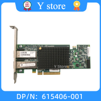 Y Store Original 10GB 2พอร์ตคู่ NC552SFP สำหรับ HP 615406-001 614201-001 AT118A oce1110 10G ไฟเบอร์ออปติกการ์ดเครือข่าย Fast Ship