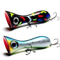 【cw】 BATTLEBASS Big Game 105mm 39g New Fishing Lures Top Hard Bait Eyes Mouth With HOOK ！