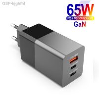 Hjghfhf 65W GaN USB C เครื่องชาร์จติดผนังพอร์ต Adapter3 PPS QC4 45W สำหรับแล็ปท็อป MacBook iPad iPhone 14 Mebook