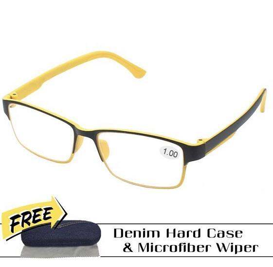 Color Frame Reading Glasses Yellow +1.00 Lazada PH