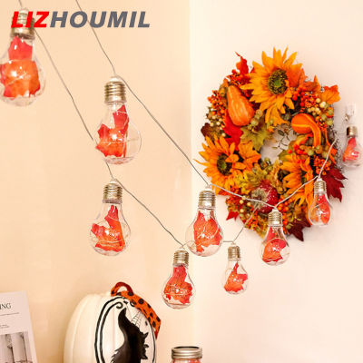 LIZHOUMIL Thanksgiving Led String Lights Ip44 Waterproof Maple Lights Bulb For Bedroom Living Room Garden Decor