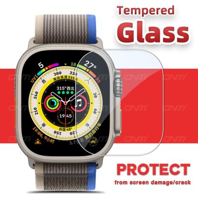 Screen Protector for Apple Watch Ultra 49mm HD Tempered Glass Protective Film for iwatch Ultra 49mm Smart Watch Accessories Screen Protectors