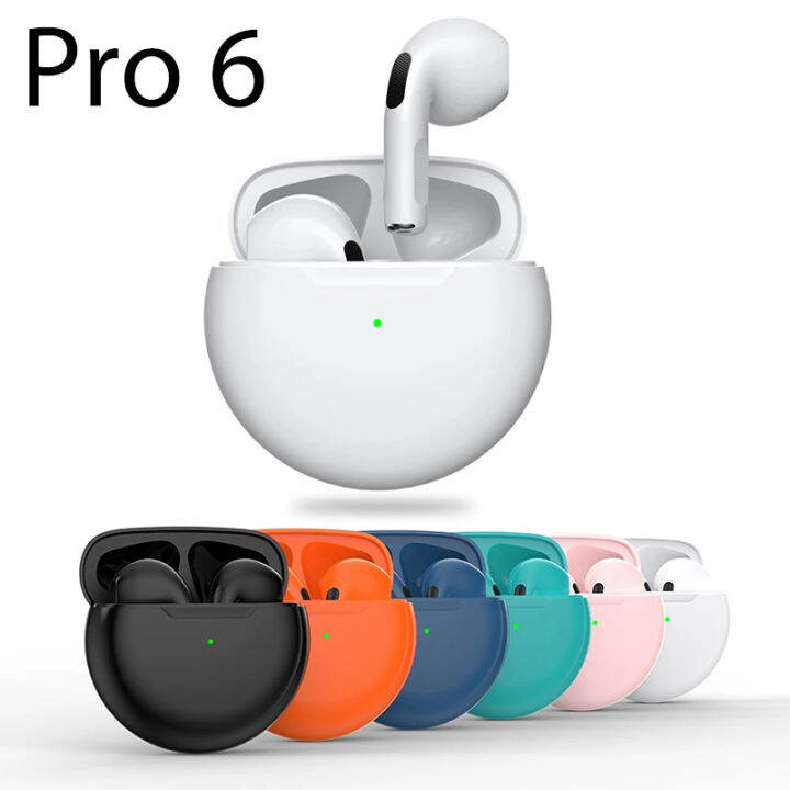 mini-pro-6-bluetooth-earphone-tws-wireless-headphones-hifi-music-mic-earbuds-sport-gaming-handsfree-headset-for-smart-phones