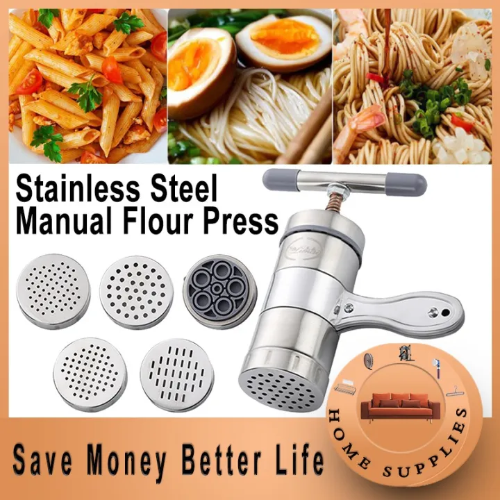 【Better Life】Stainless Steel Noodle Maker Manual Noodle Press Pasta