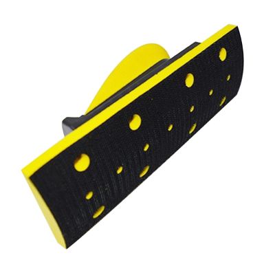 Lightweight Hand Sanding Block PU Foam Comfortable Grip Multi Hole Hook and Loop Discs for Long-term Operation Not Tired