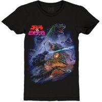 เสื้อยืด Halloween GODZILLA VS. BIOLLANTE เสื้อยืดถูกๆ ฮาโลวีน ชุดฮาโลวีน ชุดฮาโลวีนเด็ก เสื้อมินิมอล