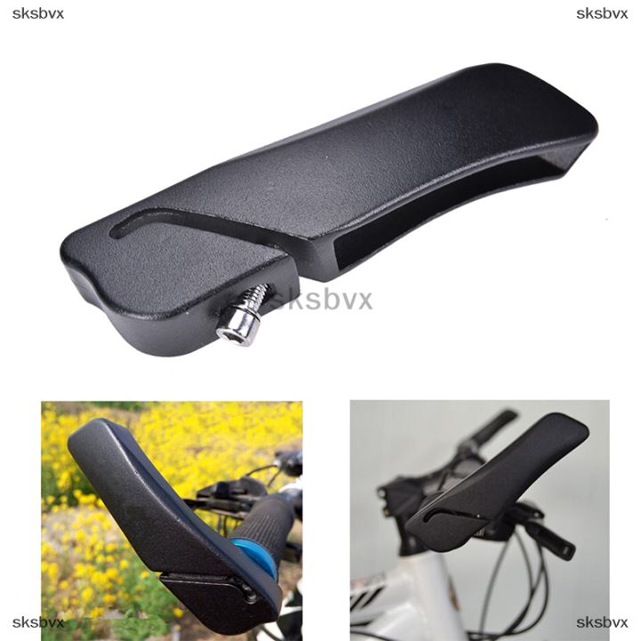 sksbvx-2x-black-อลูมิเนียมจักรยานจักรยานจักรยานเสือภูเขา-handlebar-bar-end-grips