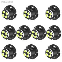 10Pcs T3 LED Bulbs T4.2 T4.7 Super Bright Car Dashboard Instrument Cluster Light Auto Interior Gauge Speedo Dash Panel Lamps 12V