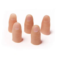 Xiu12pcs Finger Magic Tricks ผ้าไหมสีแดงปลอม Thumb ผ้าพันคอ Disapper Stage Show Stage Finger Tricks Magic Props Party Magic เด็ก Giftc12-58