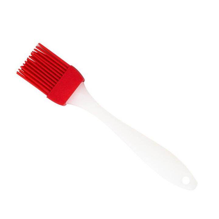 2pc-1pc-red-silicone-spatula-barbeque-brush-cooking-utensil-tool-kit-heat-resistant-bbq-oil-condiment-brushes-cake-cream-scraper