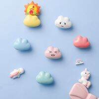 Lovely Cloud Ceramics Cartoon Kids Room Furniture Handles For Cabinets And Drawers Child Door Baby Cupboards Single Hole Door Hardware Locks