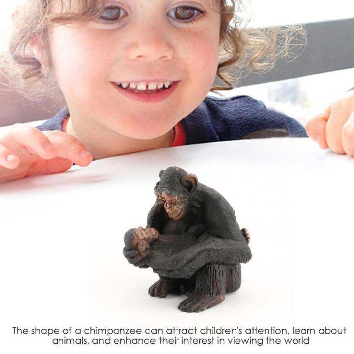 chimpanzee-figurine-chimpanzee-model-figures-reusable-animal-collection-playset-jungle-animals-for-hotel-shop-store-display-restaurant-agreeable